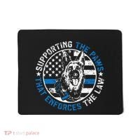 K9 Police Dog Funny Supporting The Paws K9 Police Officer Mousepad thumb 0