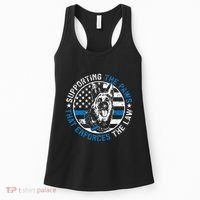 K9 Police Dog Funny Supporting The Paws K9 Police Officer Women's Tank Top thumb 0