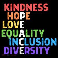 Kindness Peace Equality Inclusion Diversity Human Rights Funny Gift Women's T-Shirt thumb 6