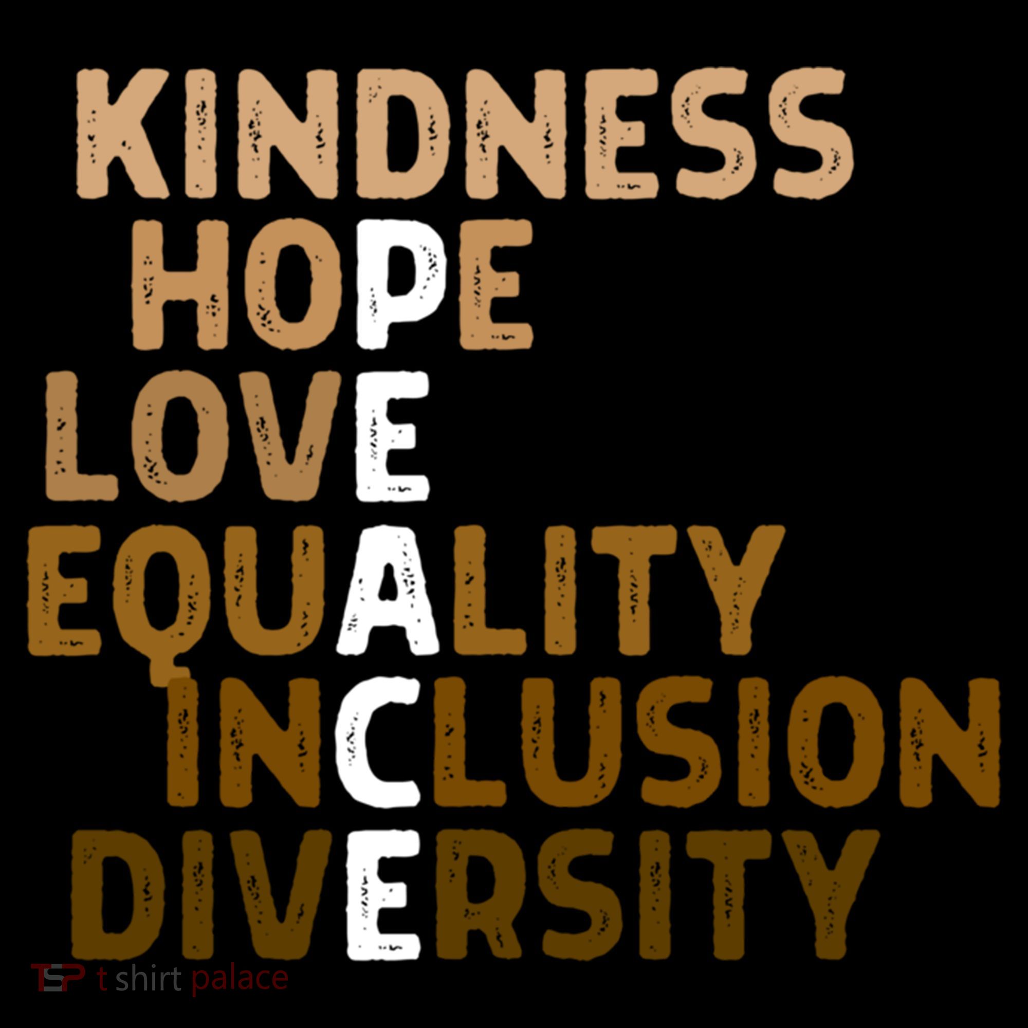 Kindness Peace Equality Inclusion Diversity Melanin Blm Gift Women's Hoodie
