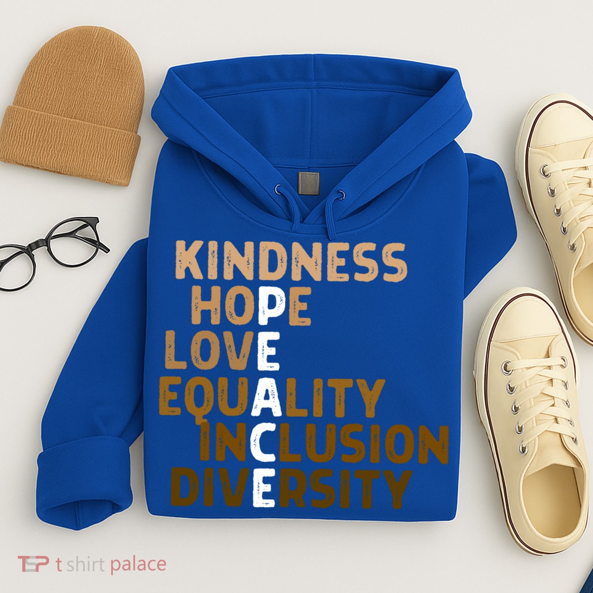 Kindness Peace Equality Inclusion Diversity Melanin Blm Gift Hoodie