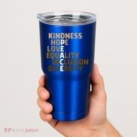 Kindness Peace Equality Inclusion Diversity Melanin Blm Gift Tumbler thumb 2