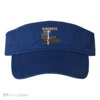 Kindness Peace Equality Inclusion Diversity Melanin Blm Gift Visor thumb 0