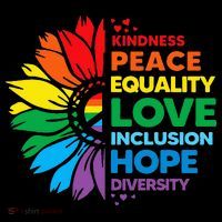 Kindness Peace Equality Love Inclusion Hope Diversity Flower Coffee Mug thumb 5
