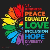 Kindness Peace Equality Love Inclusion Hope Diversity Flower Tumbler thumb 3