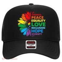 Kindness Peace Equality Love Inclusion Hope Diversity Flower Hat thumb 0