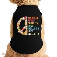 Kindness Peace Equality Love Hope Diversity Doggie Tank thumb 0