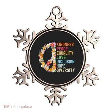 Kindness Peace Equality Love Hope Diversity Ornament