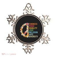 Kindness Peace Equality Love Hope Diversity Ornament thumb 0