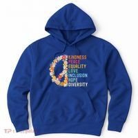 Kindness Peace Equality Love Hope Diversity Hoodie thumb 0