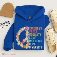 Kindness Peace Equality Love Hope Diversity Hoodie thumb 4