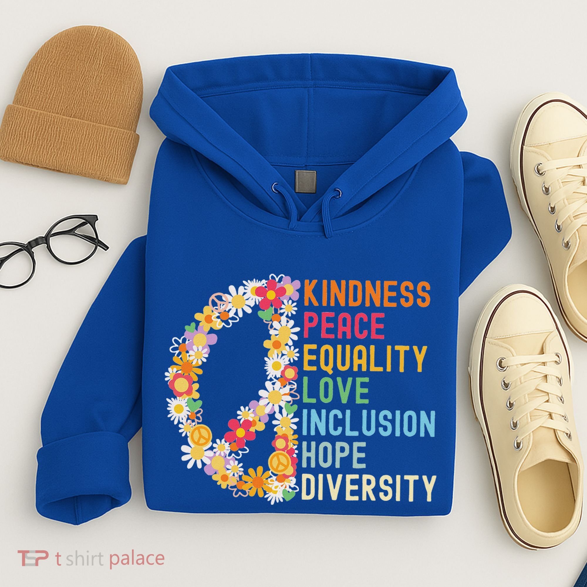 Kindness Peace Equality Love Hope Diversity Hoodie
