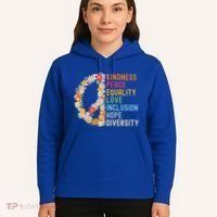 Kindness Peace Equality Love Hope Diversity Hoodie thumb 5