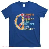 Kindness Peace Equality Love Hope Diversity T-Shirt thumb 0