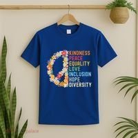 Kindness Peace Equality Love Hope Diversity T-Shirt thumb 2