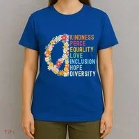 Kindness Peace Equality Love Hope Diversity T-Shirt thumb 4