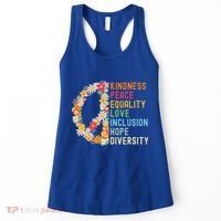 Kindness Peace Equality Love Hope Diversity Women's Tank Top thumb 0