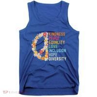 Kindness Peace Equality Love Hope Diversity Tank Top thumb 0