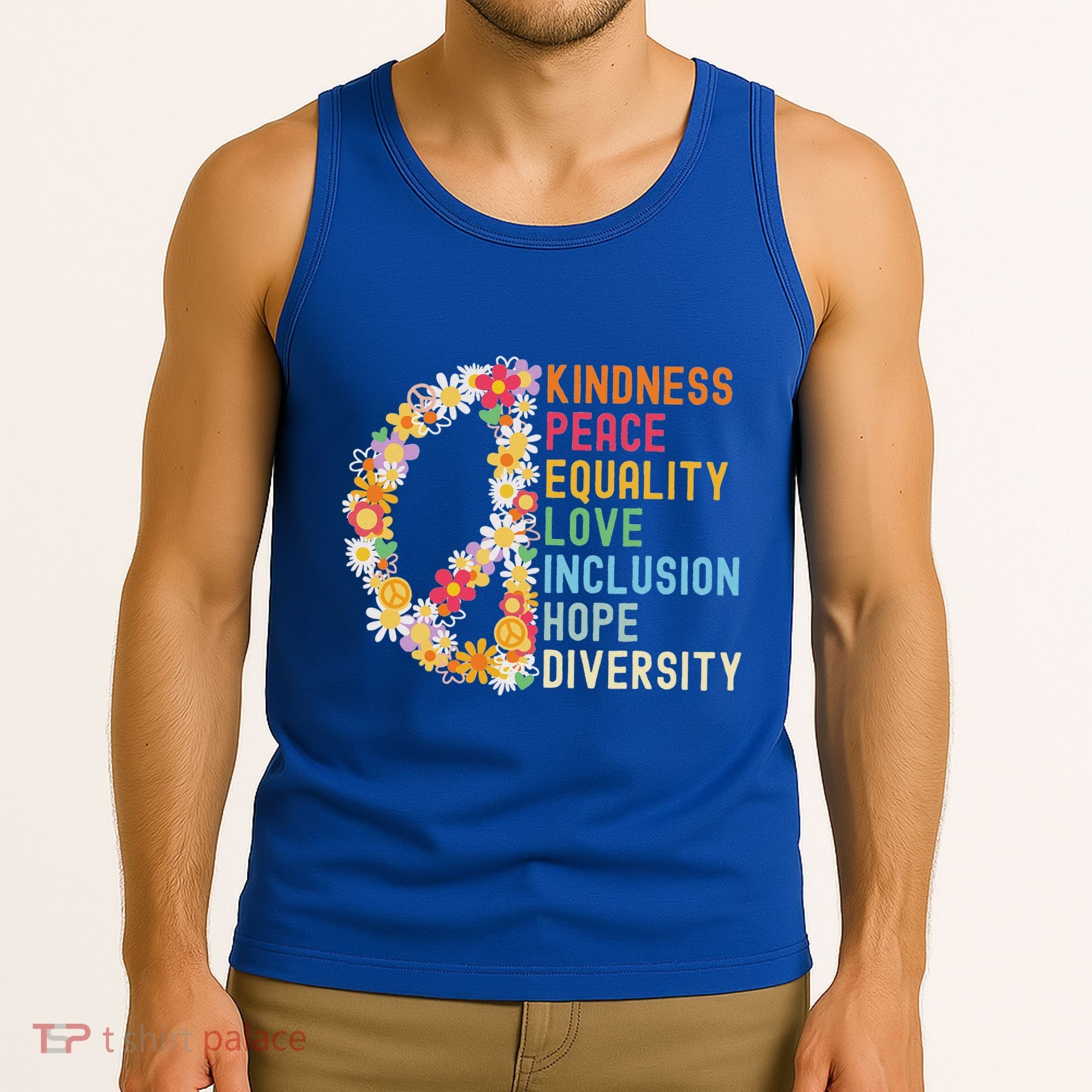 Kindness Peace Equality Love Hope Diversity Tank Top