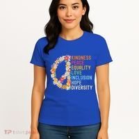 Kindness Peace Equality Love Hope Diversity Women's T-Shirt thumb 4