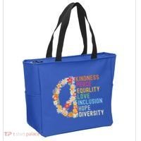 Kindness Peace Equality Love Hope Diversity Tote Bag thumb 2