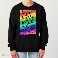 Kindness Peace Equality Love Inclusion Hope Diversity Women's Sweatshirt thumb 0