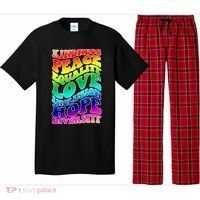 Kindness Peace Equality Love Inclusion Hope Diversity Pajama Set thumb 0