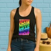 Kindness Peace Equality Love Inclusion Hope Diversity Women's Tank Top thumb 2