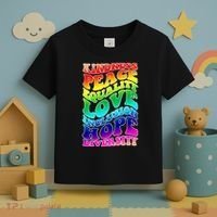 Kindness Peace Equality Love Inclusion Hope Diversity Toddler T-Shirt thumb 3