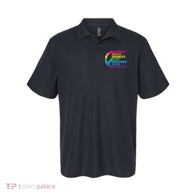 Kindness Peace Equality Love Inclusion Hope Diversity Polo