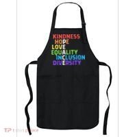 Kindness Peace Equality Inclusion Diversity Human Rights Apron thumb 0