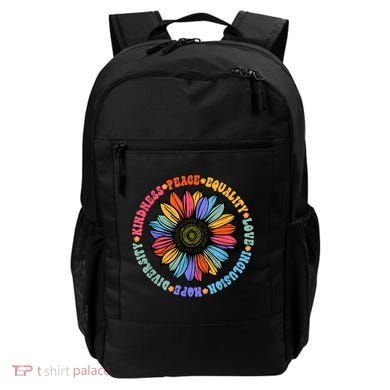 Kindness Peace Equality Love Hope Diversity Human Rights Backpack