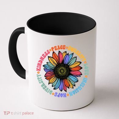 Kindness Peace Equality Love Hope Diversity Human Rights Coffee Mug
