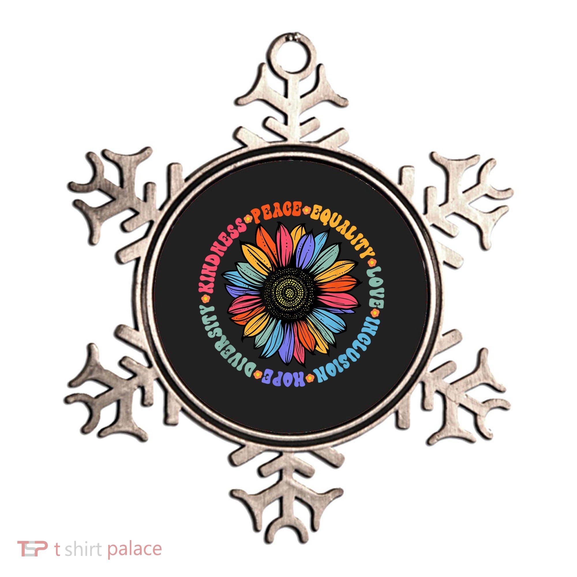 Kindness Peace Equality Love Hope Diversity Human Rights Ornament