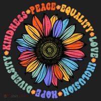Kindness Peace Equality Love Hope Diversity Human Rights Hat thumb 2