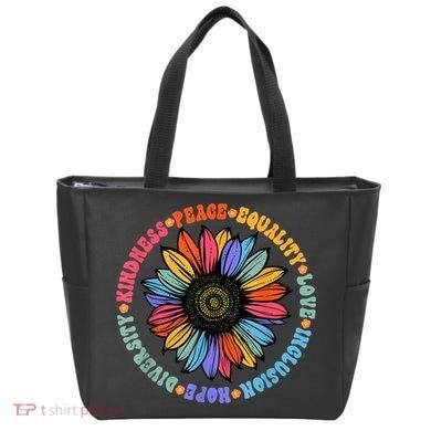 Kindness Peace Equality Love Hope Diversity Human Rights Tote Bag