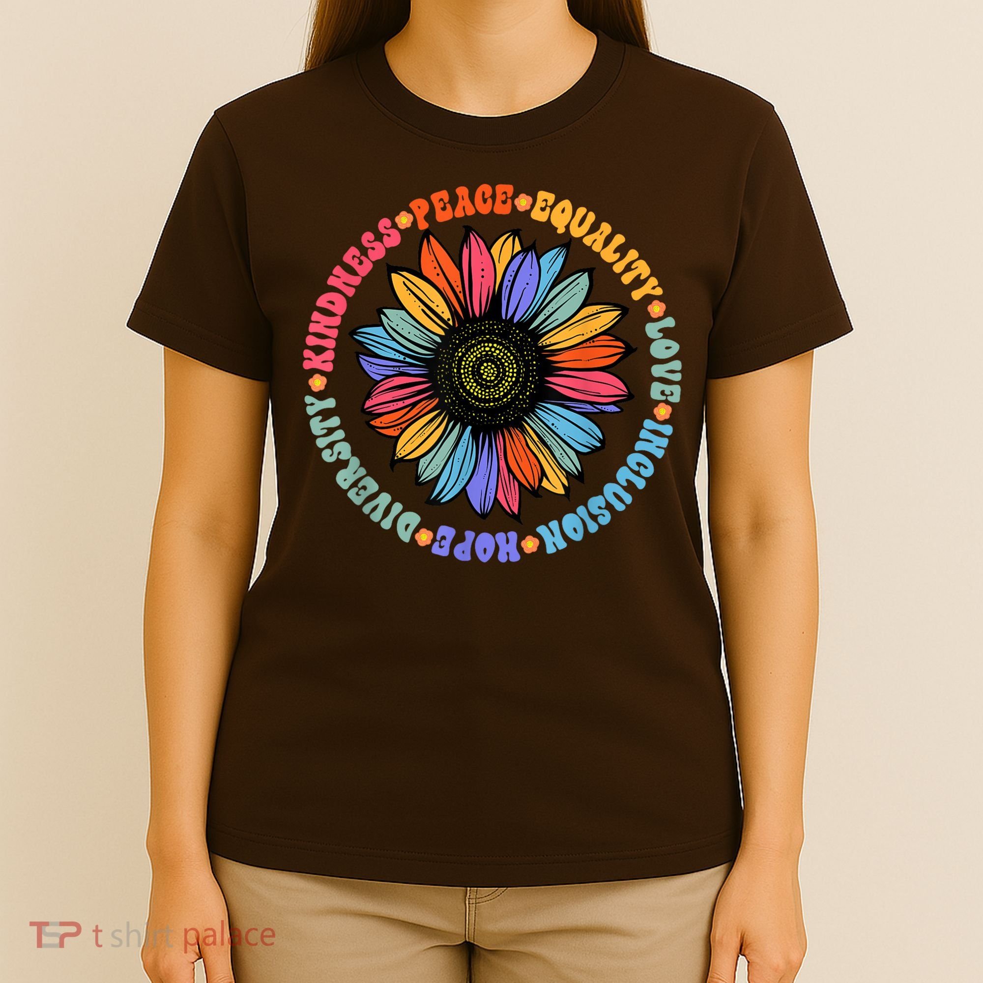 Kindness Peace Equality Love Hope Diversity Human Rights T-Shirt