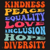 Kindness Peace Equality Love Inclusion Hope Diversity Apron thumb 3