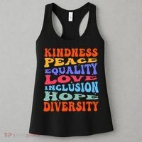 Kindness Peace Equality Love Inclusion Hope Diversity Women's Tank Top thumb 3