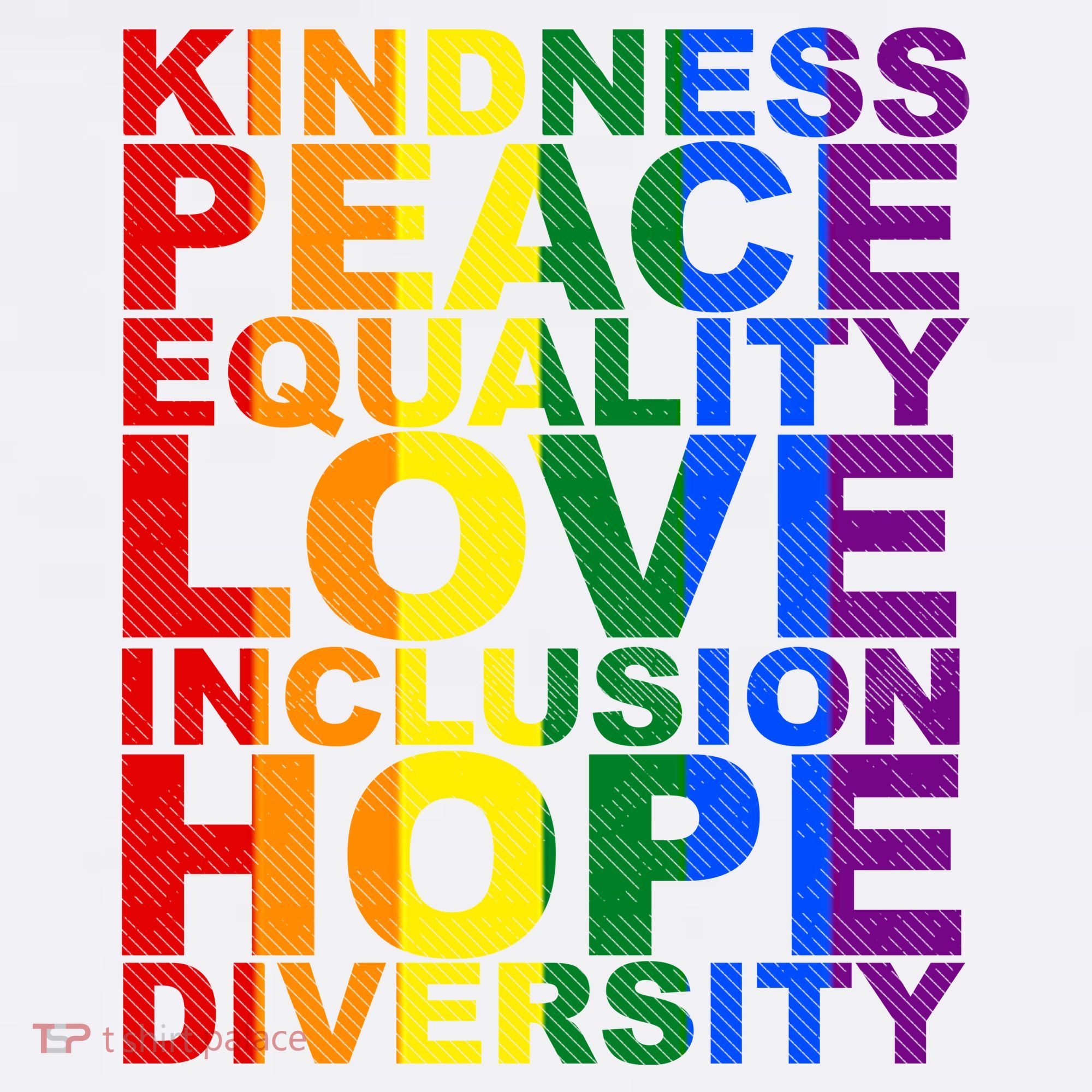 Kindness Peace Equality Love Quote Sweatshirt