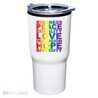 Kindness Peace Equality Love Quote Tumbler thumb 0