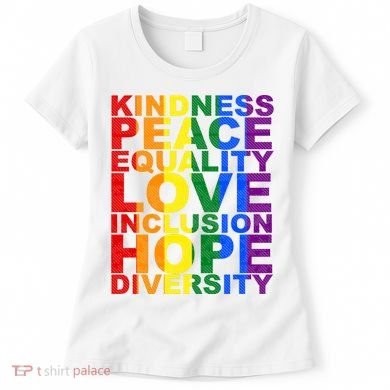 Kindness Peace Equality Love Quote Women's T-Shirt