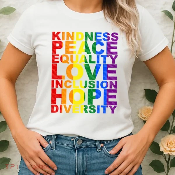 Kindness Peace Equality Love Quote Women's T-Shirt