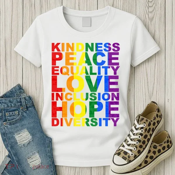 Kindness Peace Equality Love Quote Women's T-Shirt