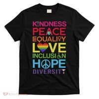 Kindness Peace Equality Inclusion Diversity Human Rights T-Shirt thumb 0