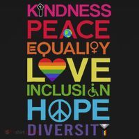 Kindness Peace Equality Inclusion Diversity Human Rights Pajama Set thumb 2