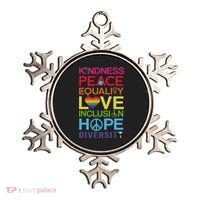 Kindness Peace Equality Inclusion Diversity Human Rights Ornament thumb 0