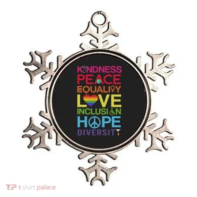 Kindness Peace Equality Inclusion Diversity Human Rights Ornament