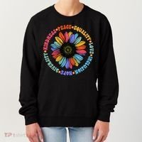 Kindness Peace Equality Love Hope Diversity Human Rights Women's Sweatshirt thumb 0