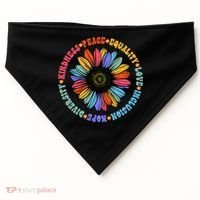 Kindness Peace Equality Love Hope Diversity Human Rights USA-Made Doggie Bandana thumb 0